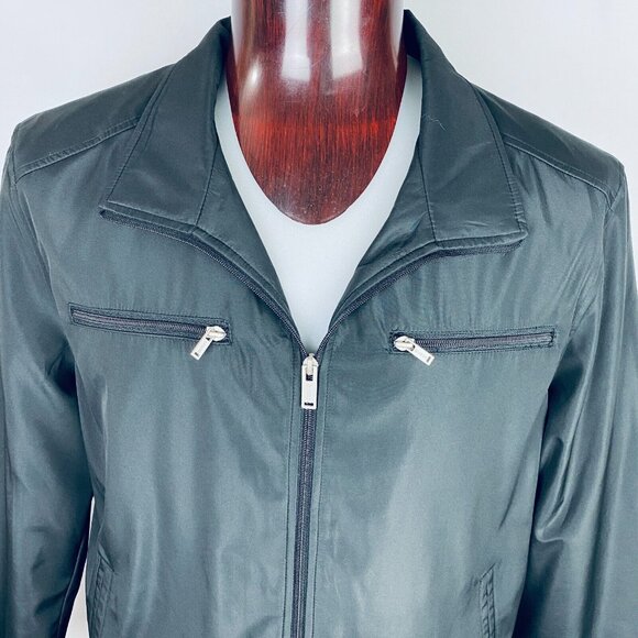 Guess Mens Jacket Snazzy Full Zip Chest Pockets All Seasons Casual XL* - Picture 2 of 12